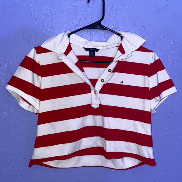 Cropped Tommy Hilfiger half button - Picture 1 of 4